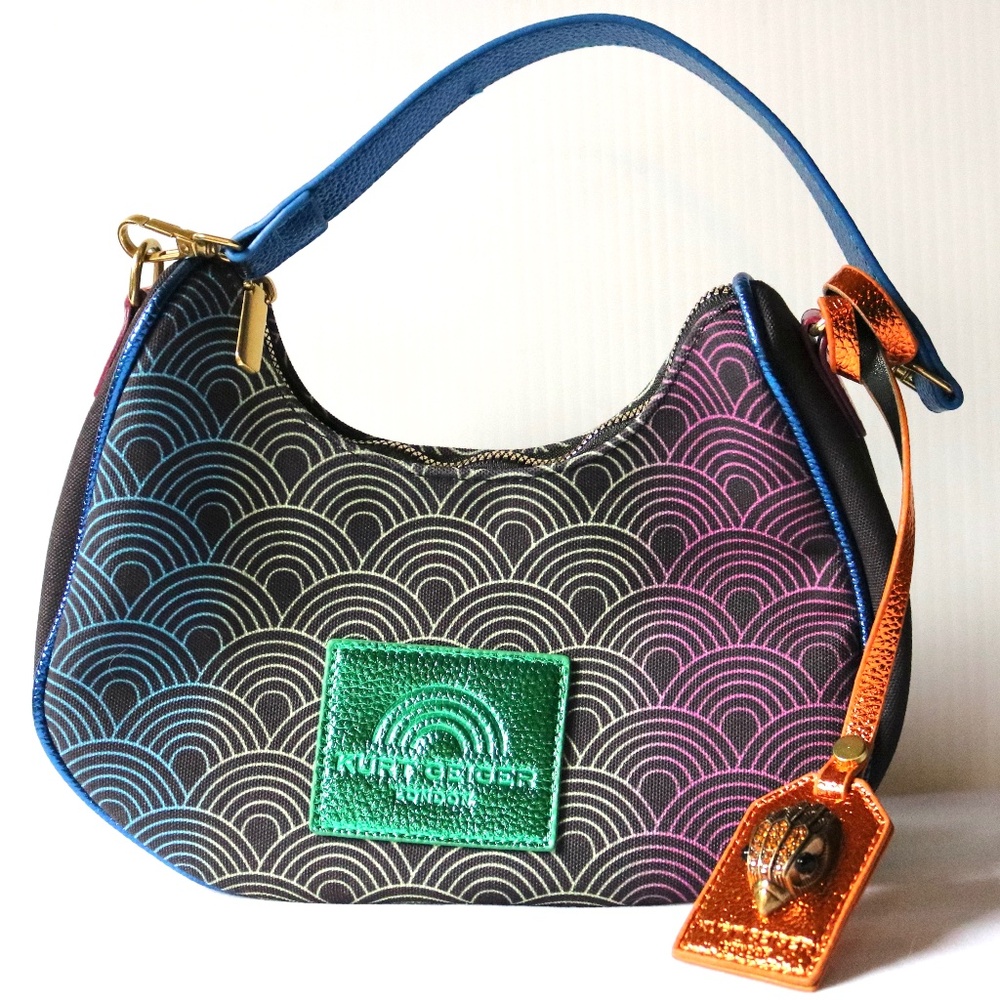 Kurt Geiger London (not authentic) Small Shoulder Hobo Bag Purse Rainbow